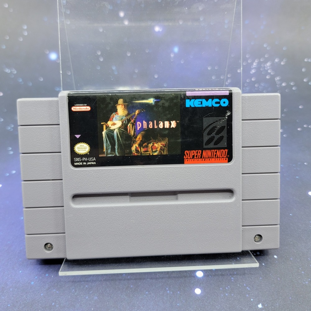 Phalanx Nintendo SNES Super Nintendo Game‎ Cartridge SNS-PH-USA Kemco Shooter